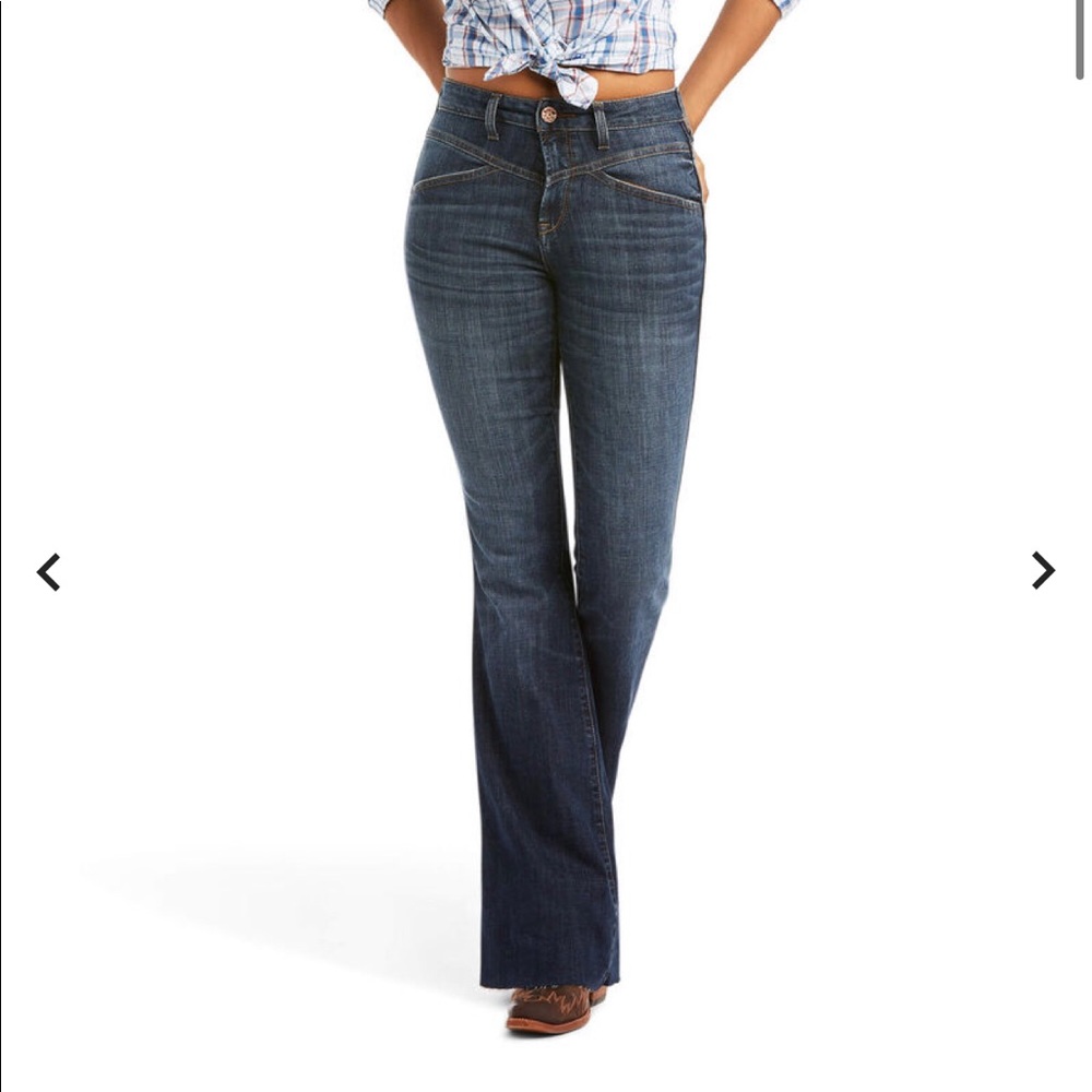 Ariat R.E.A.L. High Rise Brynlee Flare Jean NWT
